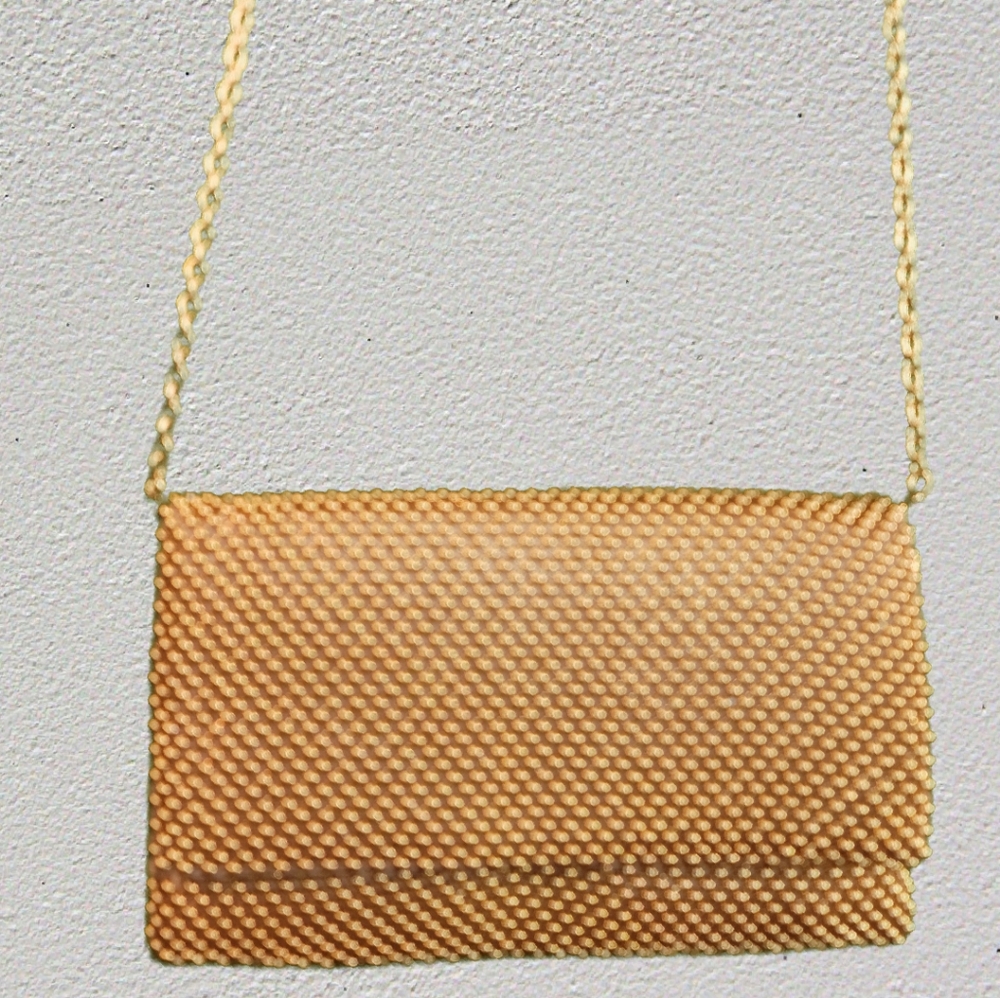 Style & Co Envelope Clutch Evening Bag with Gold-colored Sequins